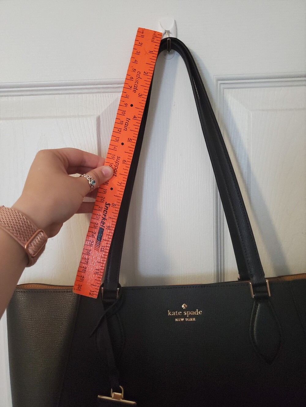 Kate Spade Black POPPY Leather Tote - Picture 13 of 13